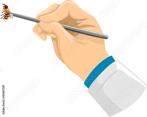 Hand Doctor Tweezers Bee