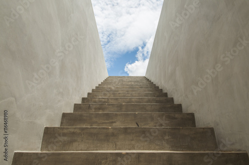 Concrete Stair to the sky