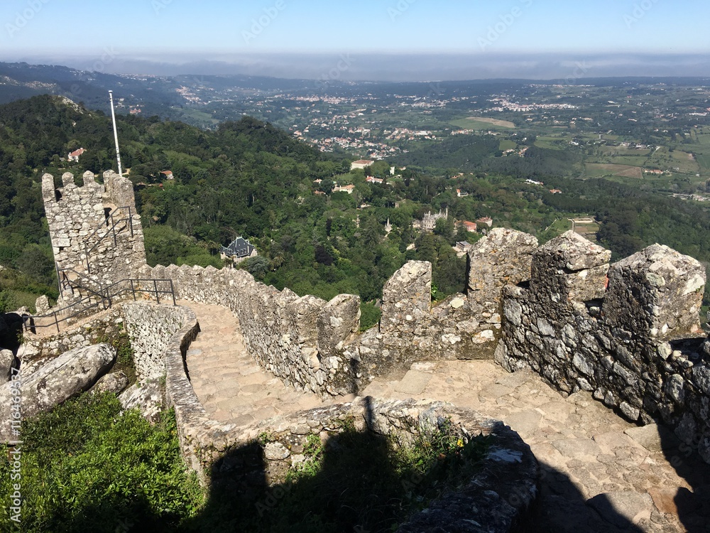 View from the Castle of the Moors