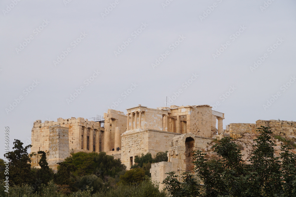 Beautiful Acropolis in Athens, Greece.