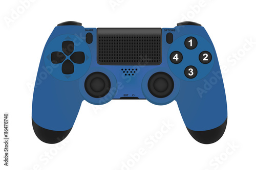 Game joystick in vector.Gamepad for the game console in vector.
