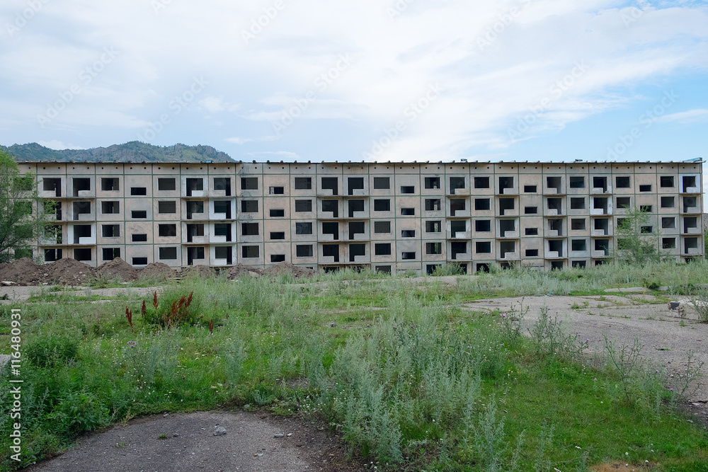 Old Abandoned Building With Broken Windows