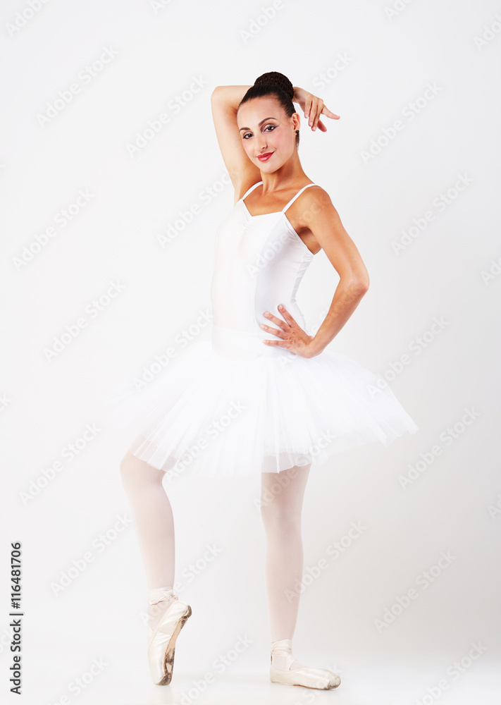 Naklejka premium Ballerina performing a dance 