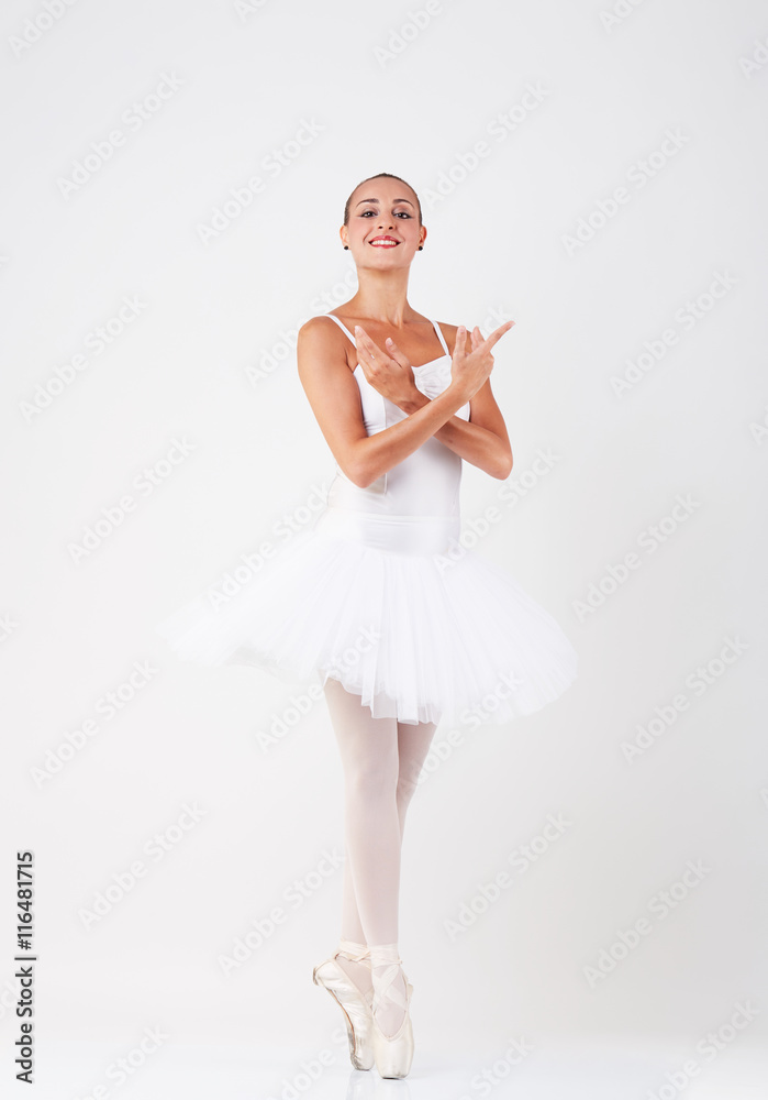 Ballerina performing a dance Ballerina performing a dance