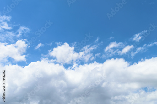 Blue sky and cloud