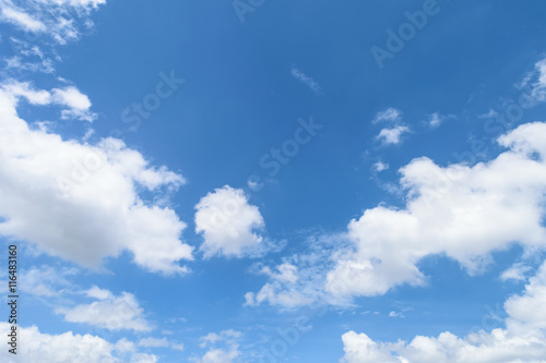 Blue sky and cloud