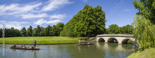 Trinity Bridge and the Backs in Cambridge