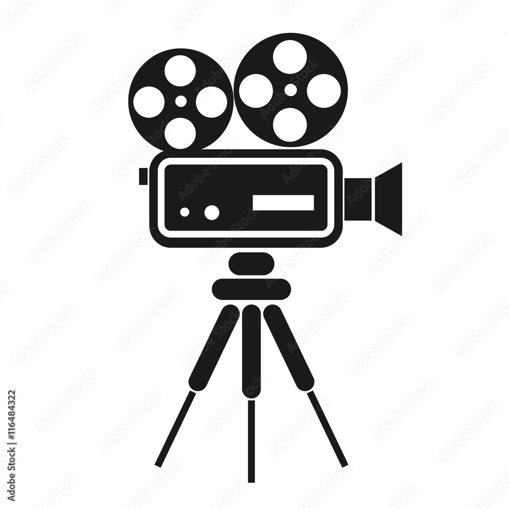 Obraz premium Movie camera icon