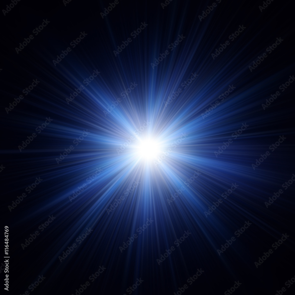 Obraz premium Rays of colorful light illustration. Abstract Background. Glow light effect