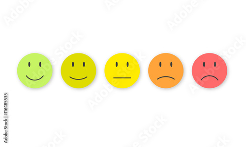 5 Smileys. 5 Moods.