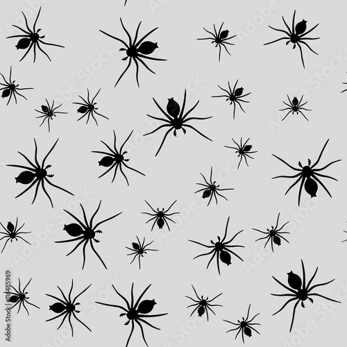Spider insects seamless pattern 667