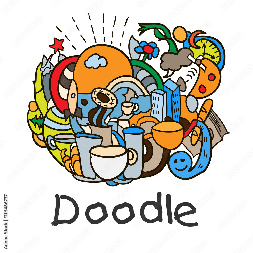 Simple hand drawn doodle vector illustration