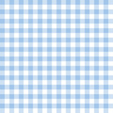 Seamless Baby Blue Checkered Plaid Fabric Pattern Texture