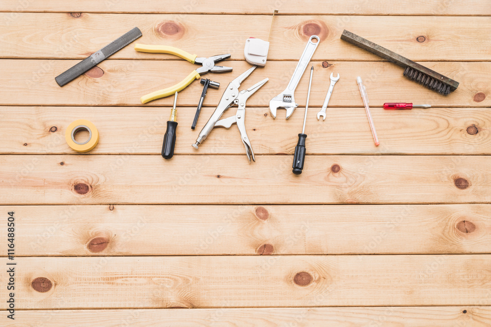 tools with wooden tools with wooden