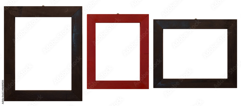 isolated wood frames isolated wood frames