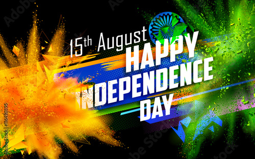 India Background with color blast