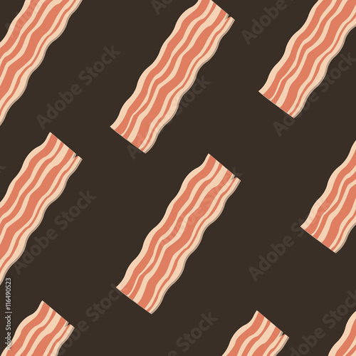 Vector Illustration of bacon