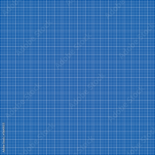 Seamless blue grid background in vector format