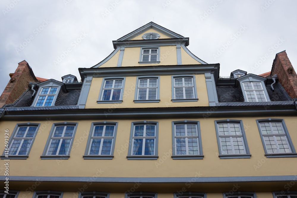 Fototapeta premium Typical architecture in Frankfurt am Main old town in Germany