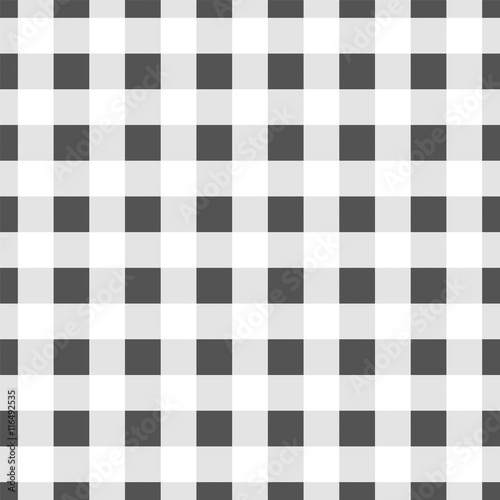 Vector seamless checkered fabric pattern texture background