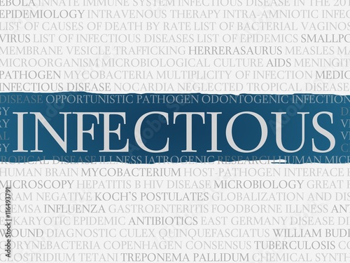 Billede på lærred infectious