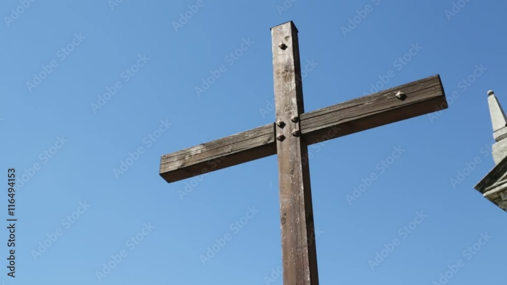 in italy cross in the sky ancient religion building for catholic . in italy cross in the sky ancient religion building for catholic .