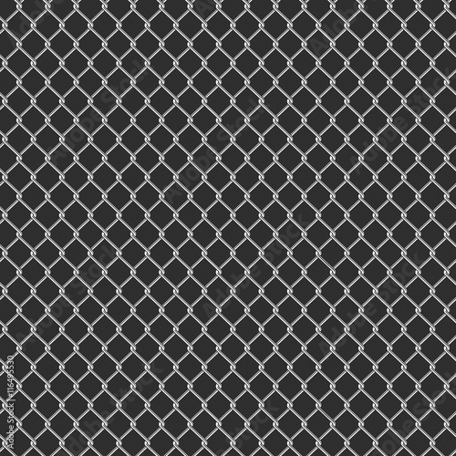Seamless detailed chain link fence pattern texture 