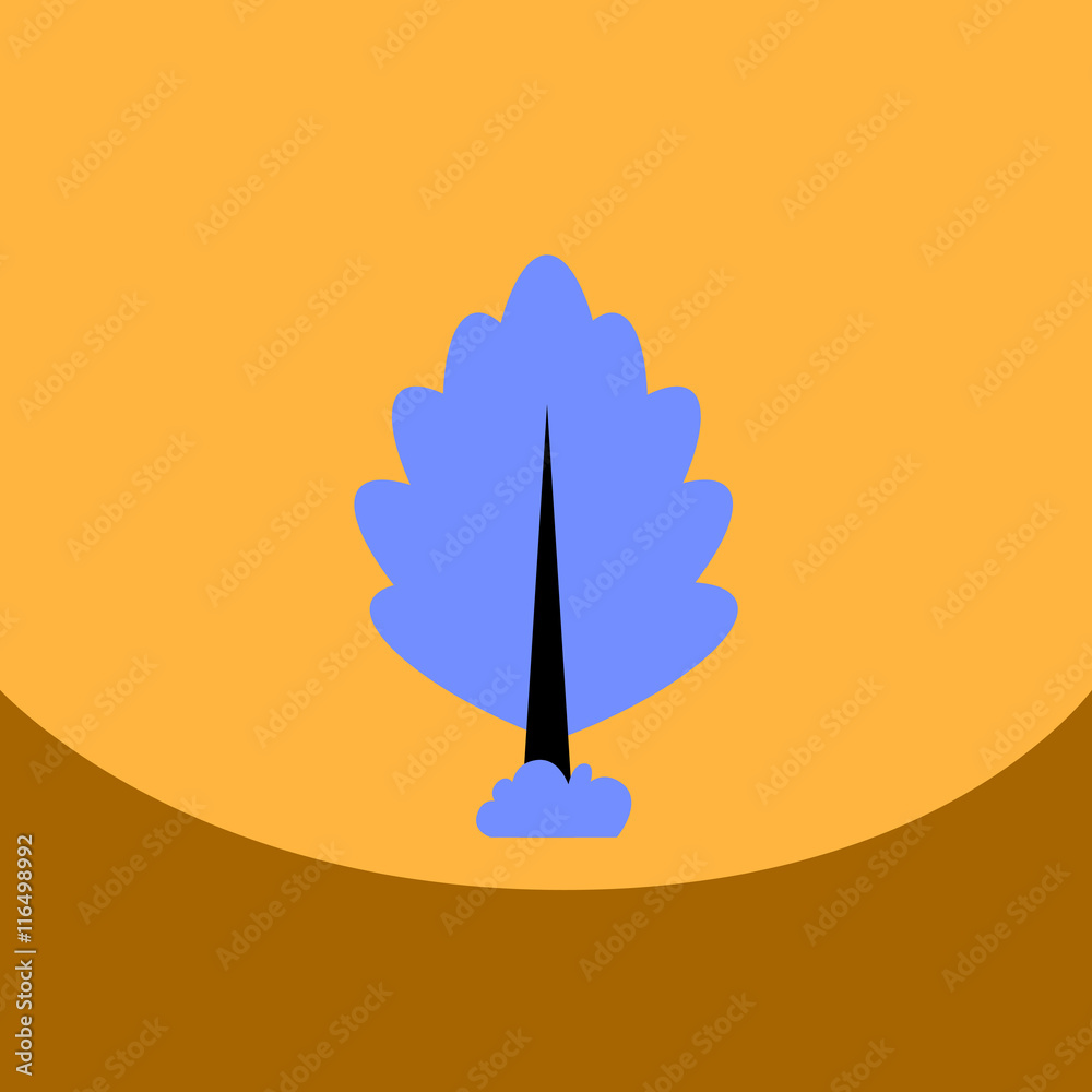 flat vector icon design collection tree silhouette flat vector icon design collection tree silhouette