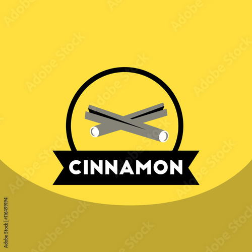 flat vector icon design collection Kitchenware seasoning cinnamon