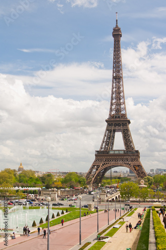 The Eiffel Tower seen from Trocadero, Paris, France. © Alex Shirmanov