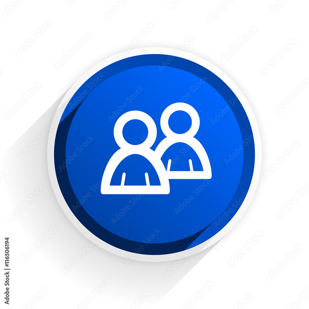 forum flat icon with shadow on white background, blue modern design web element forum flat icon with shadow on white background, blue modern design web element