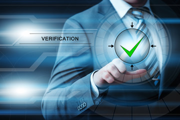 businessman pressing button on virtual screens