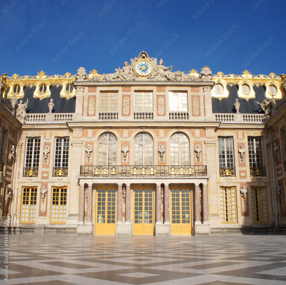ベルサイユ宮殿の正面玄関　スクエアサイズ
