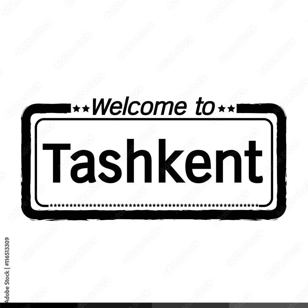 Welcome to Tashkent City illustration design Welcome to Tashkent City illustration design
