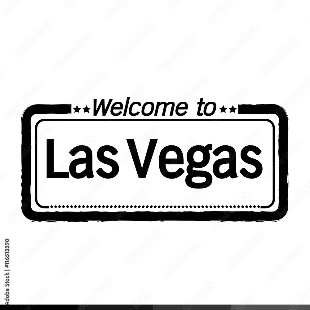 Welcome to Las Vegas City illustration design Welcome to Las Vegas City illustration design