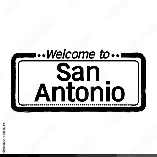 Welcome to San Antonio City illustration design