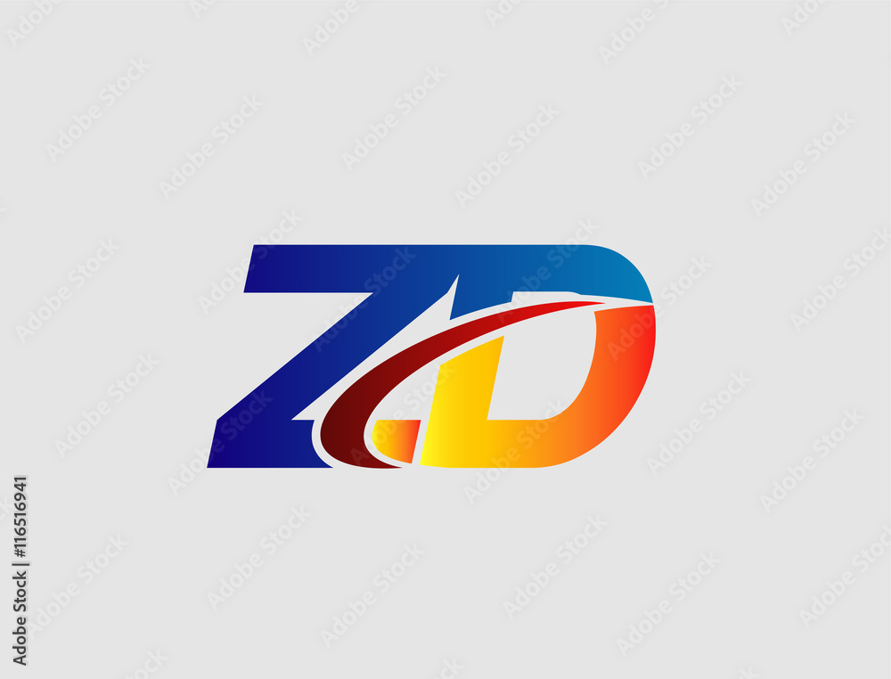 Letter Z and D logo
Letter Z and D logo