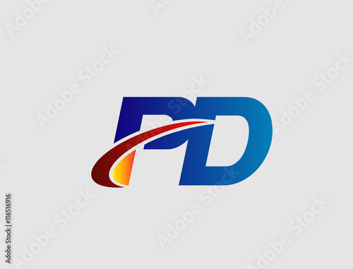 Free Download Letter P and D logo
 - GFXLoad