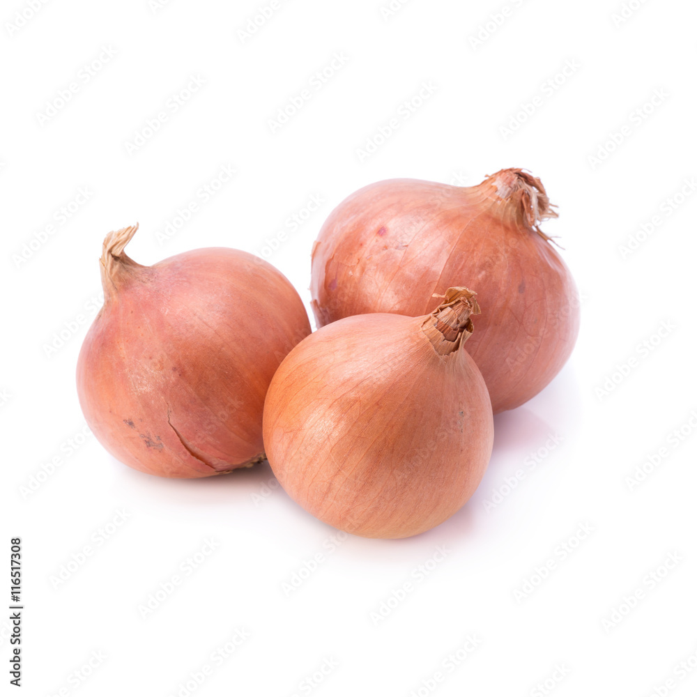 shallots isolated on white background shallots isolated on white background