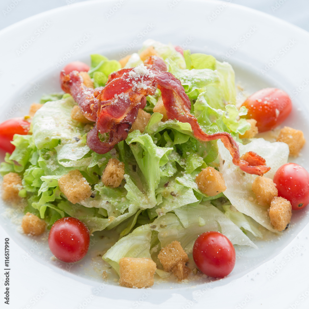 fresh vegetable salad,close-up fresh vegetable salad,close-up