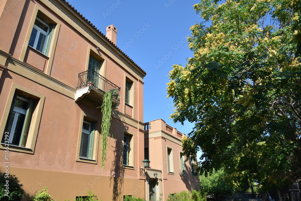 Naklejka premium Plaka area under Acropolis Athens Greece