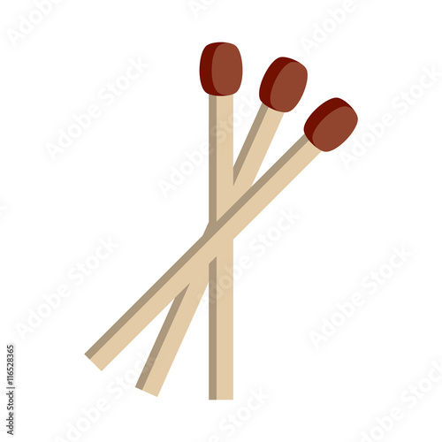 Flat matches icon