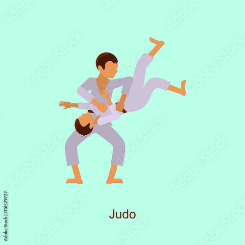 Sport people activities icon Judo