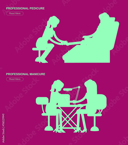 template for beauty saloon
