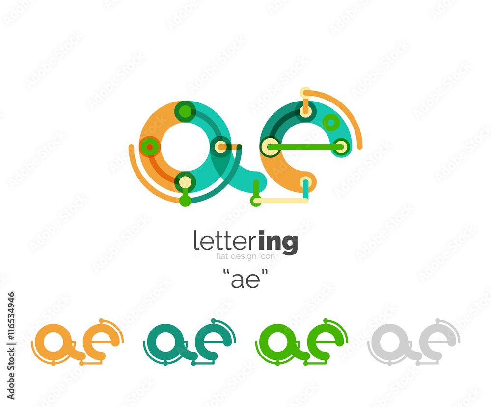Letters logo icon