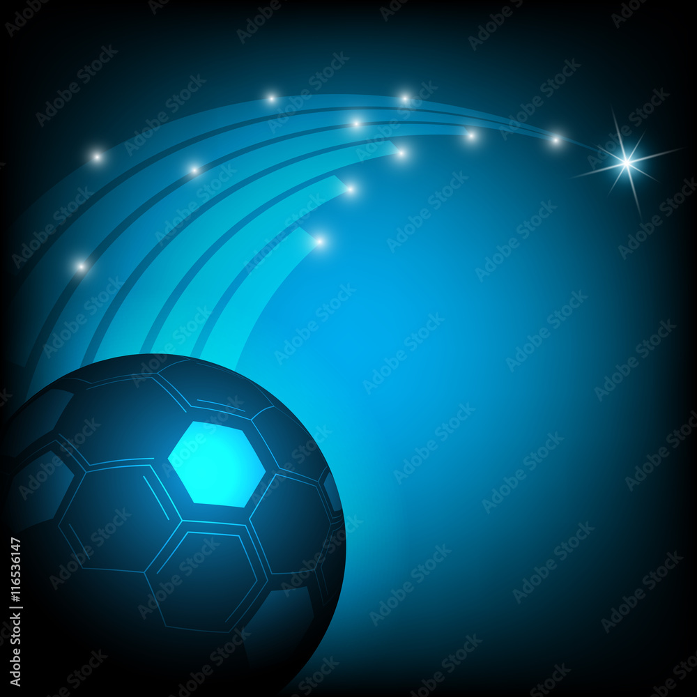 Fototapeta premium ball on pathway to destination star