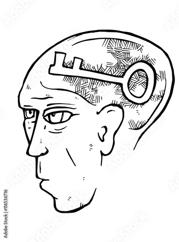 escape brain - escape game - illustration