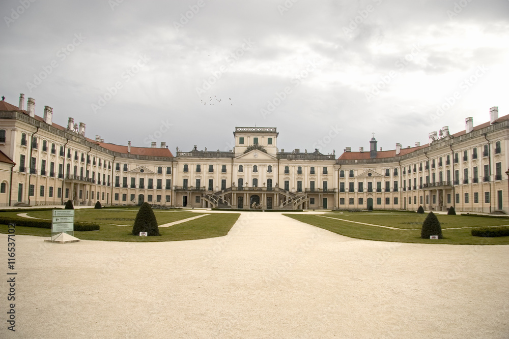 Palace Esterhazyor Esterhaza in Hungary
