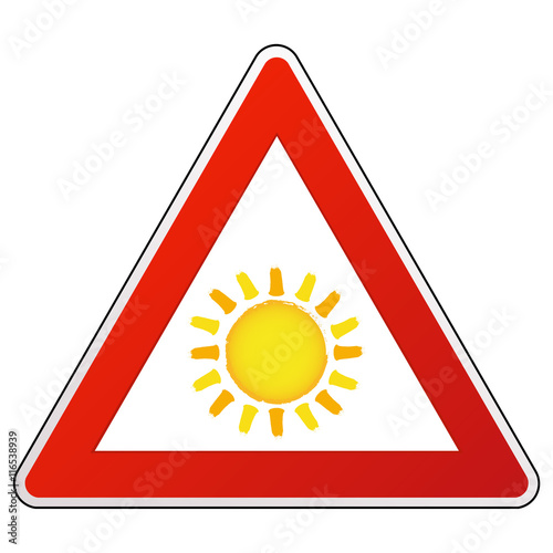 Achtung Sonne Gefahr