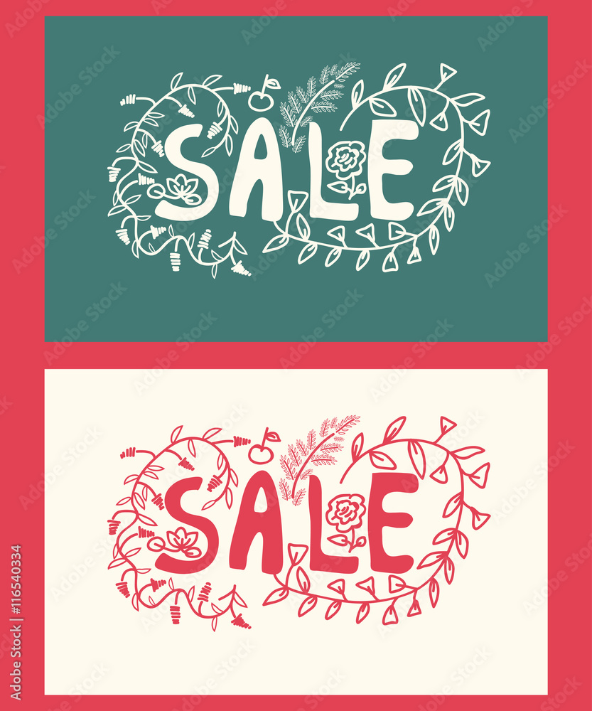 Sale floral cards